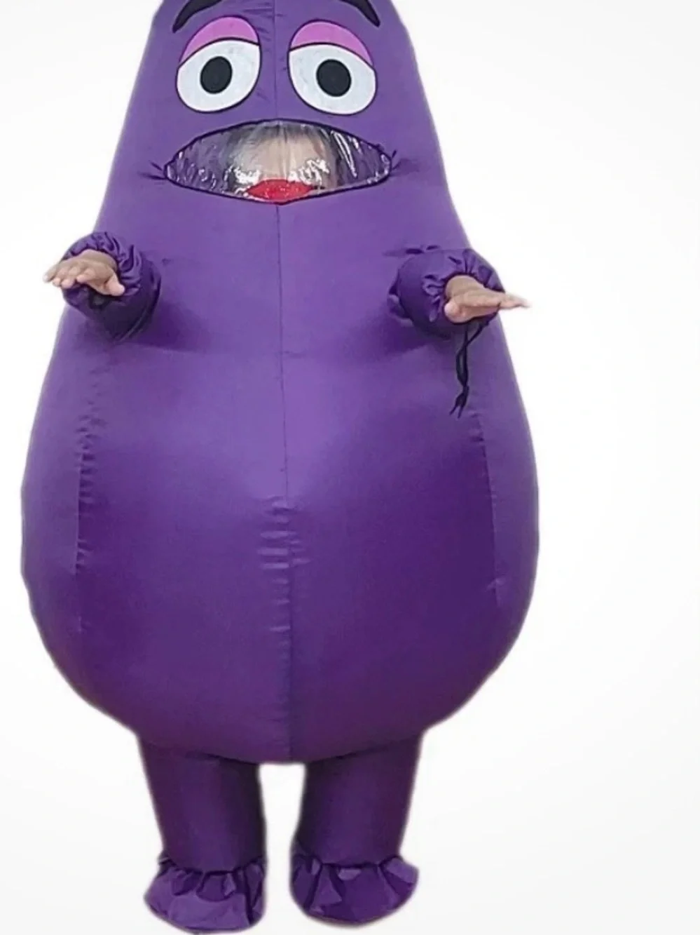 Grimace blow up costume
